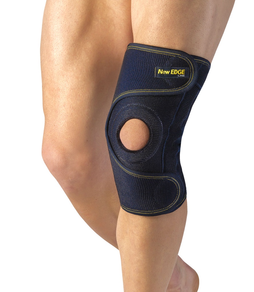 ADJUSTABLE ELASTIC KNEE BRACE WITH HOLE