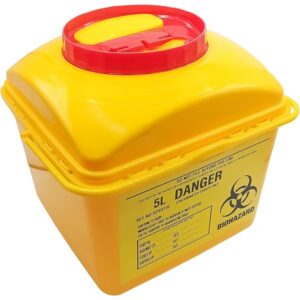 BIOHAZARD SHARP CONTAINER 5 L