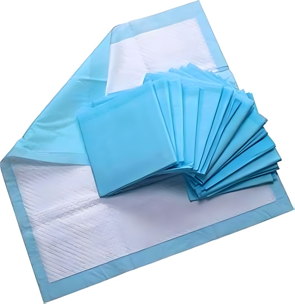 UNDER PAD BLUE, 40G, 57 X 74CM, INSIDE 47 X 64CM