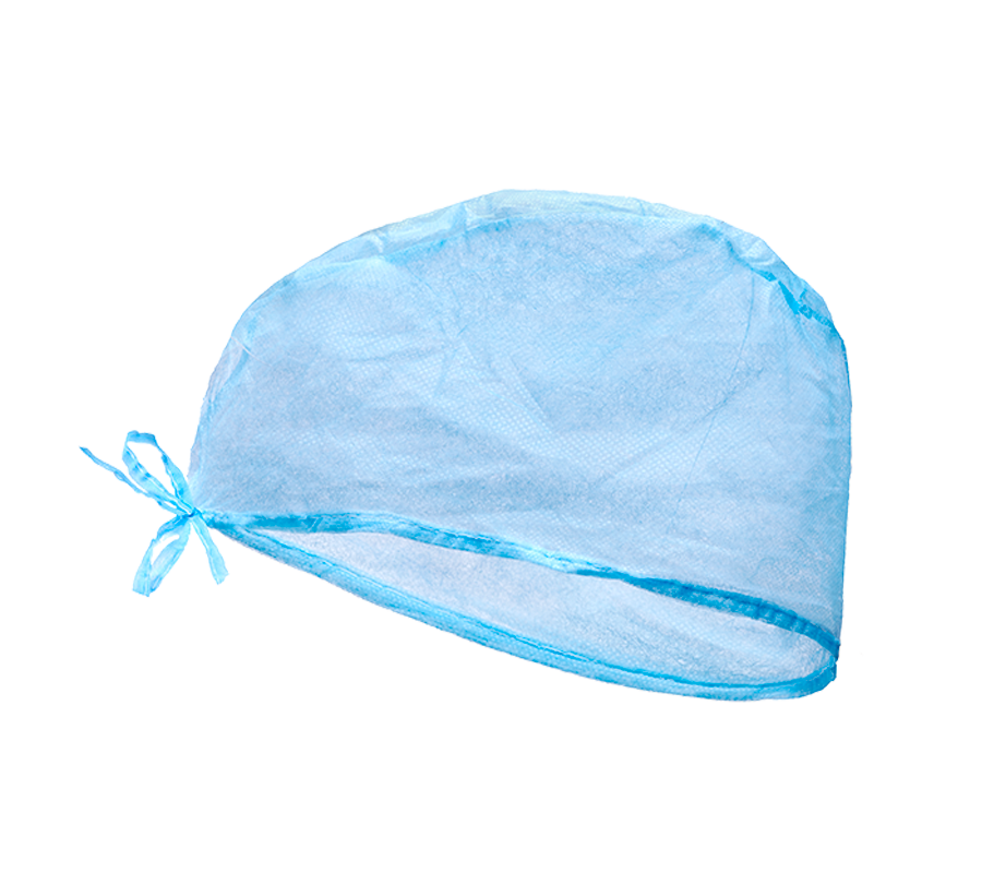 PP DOCTOR CAP, BLUE, 35GSM, SIZE 64 X 13 CM