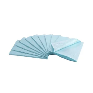 DENTAL BIB ,2PLY, BLUE, T 16+ P14GSM, 33 X 45CM