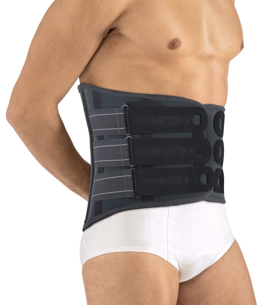LUMBOSACRAL BRACE HIGH WITH THERMOFORMABLE PANEL